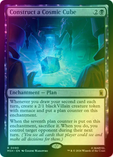 Construct a Cosmic Cube [90] [Marvel Super Heroes] [Foil]