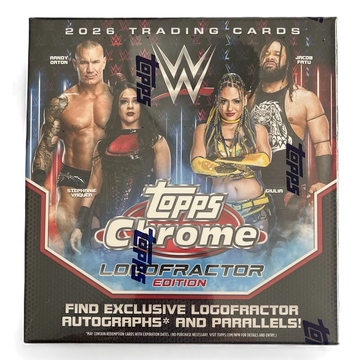 2026 Topps Chrome WWE Wrestling Logofractor Edition Box