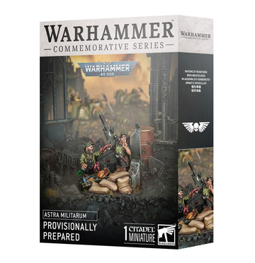 Games Workshop Warhammer 40,000: Warhammer Commemorative Series Astra Militarum Provisionally Prepared