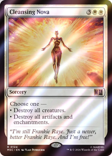 Cleansing Nova [124] [Marvel Super Heroes: Commander] [Surge Foil]
