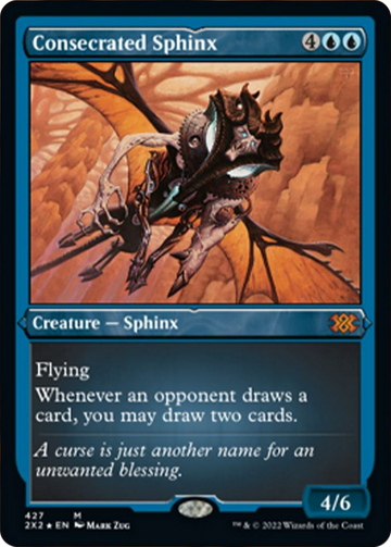 Consecrated Sphinx (2X2-427) - Double Masters 2022 Etched Foil