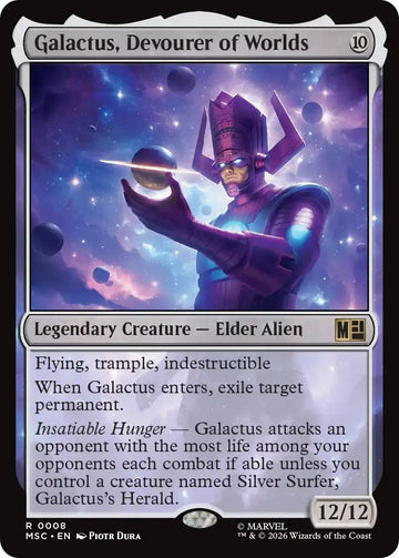 Galactus, Devourer of Worlds [8] [Marvel Super Heroes: Commander] [Non-Foil]