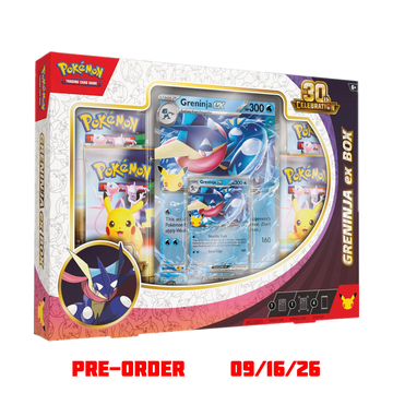 Pokémon 30th Celebration Greninja ex Box