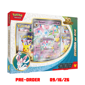 Pokémon 30th Celebration Sylveon ex Box