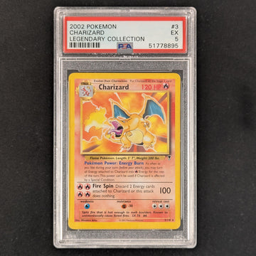 Charizard (LC 3) - Legendary Collection - English - PSA 5