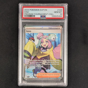 Iono (SVP 124) - SV Black Star Promos - English - PSA 10