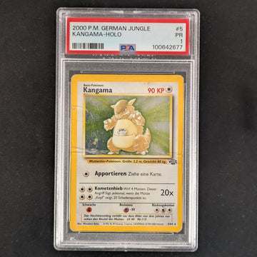 Kangaskhan (JU 5) - Jungle - German - PSA 1