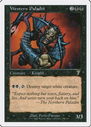 Western Paladin (7ED-170) - 7th Edition Foil