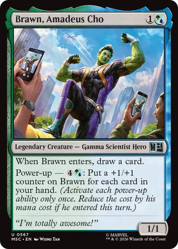 Brawn, Amadeus Cho [567] [Beginner Box] [Marvel Super Heroes: Commander] [Non-Foil]