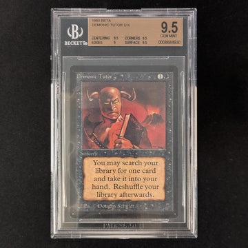 Demonic Tutor - Beta - English - BGS 9.5
