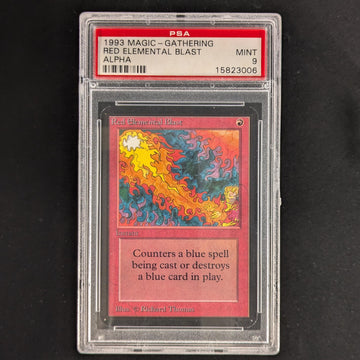 Red Elemental Blast - Alpha - English - PSA 9