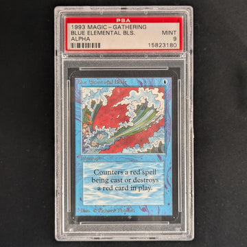 Blue Elemental Blast - Alpha - English - PSA 9