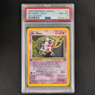 Mr. Mime (JU 6) - Jungle  - English - PSA 8