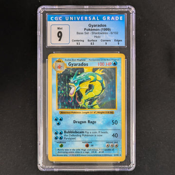 Gyarados (BS 6) - Base Set - English - CGC 9 - Shadowless