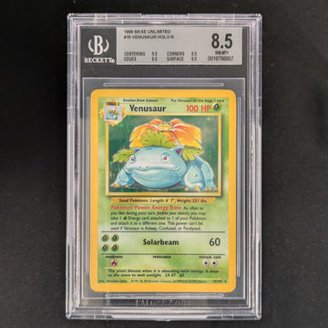 Venusaur (BS 15) - Base Set - English - BGS 8.5