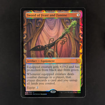 [FOIL] Sword of Feast and Famine - Kaladesh Inventions - English - NM