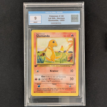Charmander (BS 46) - Base Set - German - EGS 9 - First