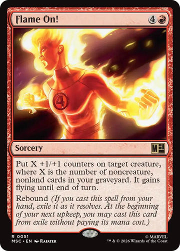 Flame On! [51] [Marvel Super Heroes: Commander] [Non-Foil]