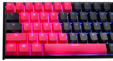 Ducky Red Backlit 31 Key OEM Profile Double Shot ABS Rubber Keycap Set