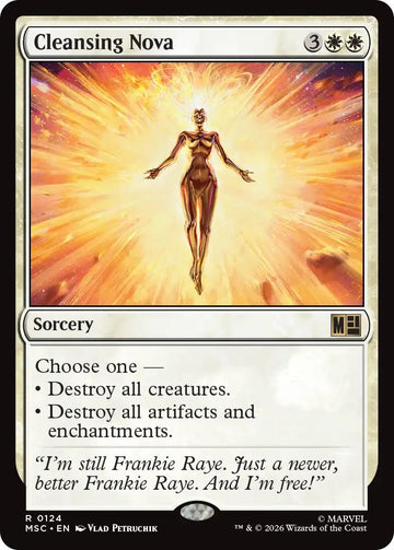 Cleansing Nova [124] [Marvel Super Heroes: Commander] [Non-Foil]