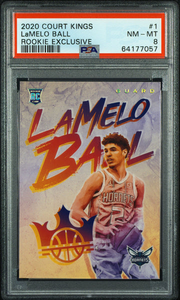 2020 Panini Court Kings - #1 - LaMelo Ball - Rookie Exclusive SSP - PSA Graded Card