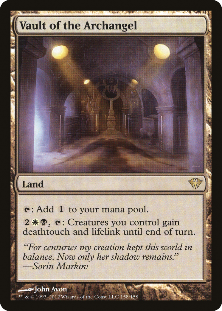 Vault of the Archangel (DKA-158) - Dark Ascension Foil