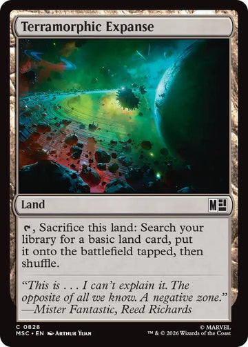 Terramorphic Expanse [828] [Jumpstart] [Marvel Super Heroes: Commander] [Non-Foil]