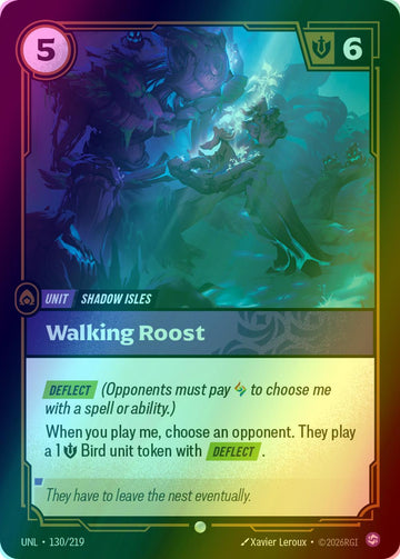 Walking Roost - 130/219 [Unleashed] [Foil]