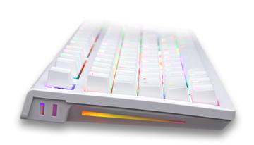Ducky Shine 6 Golden White RGB LED Double Shot PBT Mechanical Keyboard