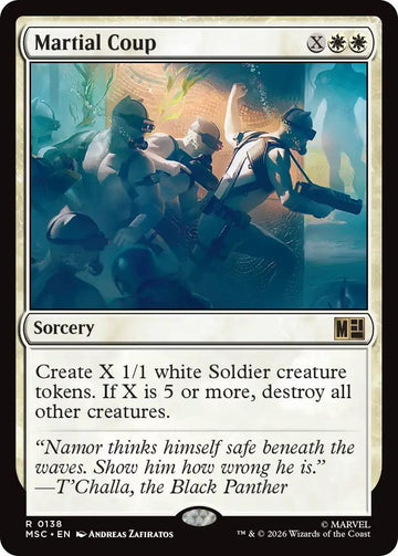 Martial Coup [138] [Marvel Super Heroes: Commander] [Non-Foil]