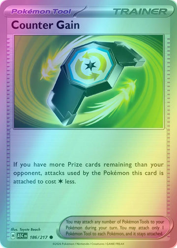 Counter Gain - 186/217 - Common [me025-186] [Reverse Holo]