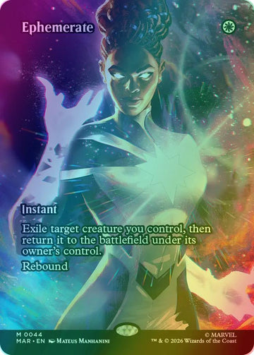 Ephemerate [44] [Borderless] [Source Material] [Marvel Universe] [Foil]