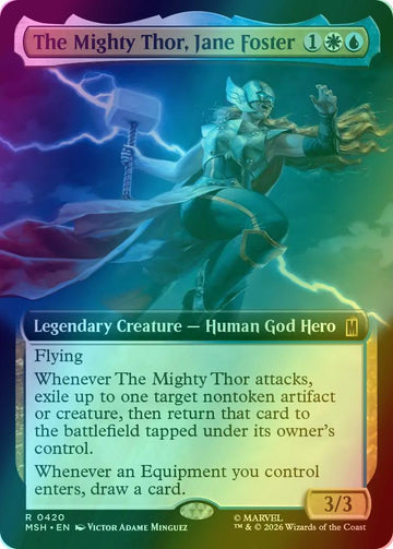 The Mighty Thor, Jane Foster [420] [Extended Art] [Marvel Super Heroes] [Foil]