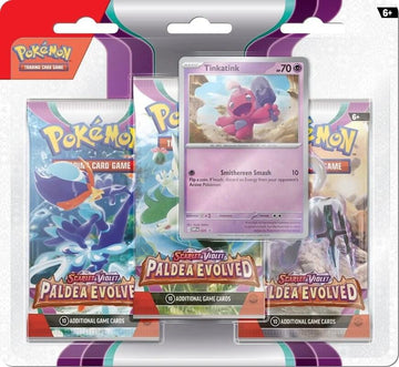 Pokemon Paldea Evolved 3 Pack Blister [Tinkatink] - SV02: Paldea Evolved (PAL)