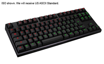 KBParadise V80 Red/Green Green / Red LED TKL Mechanical Keyboard