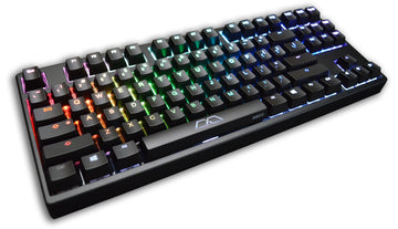MK Disco Black ABS Keycaps RGB LED TKL Mechanical Keyboard