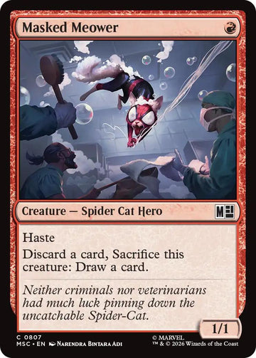 Masked Meower [807] [Jumpstart] [Marvel Super Heroes: Commander] [Non-Foil]