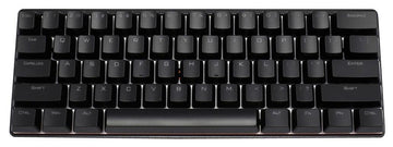 Vortex POK3R Black Case White LED 60% Double Shot PBT Mechanical Keyboard