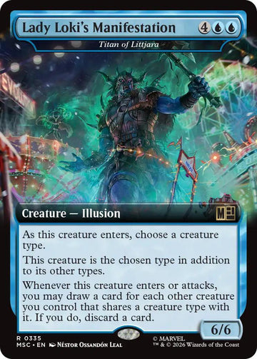 Lady Loki's Manifestation - Titan of Littjara [335] [Extended Art] [Marvel Super Heroes: Commander] [Non-Foil]