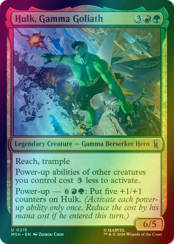 Hulk, Gamma Goliath [215] [Marvel Super Heroes] [Foil]