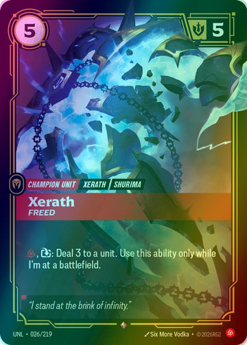 Xerath - Freed - 026/219 [Unleashed] [Foil]
