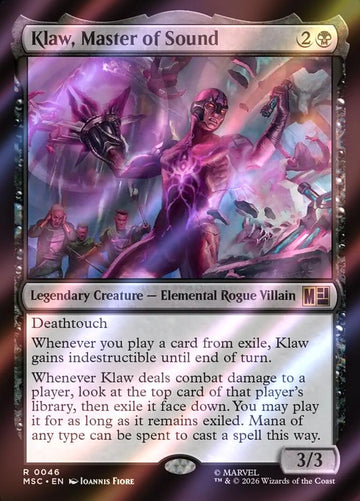 Klaw, Master of Sound [46] [Marvel Super Heroes: Commander] [Surge Foil]