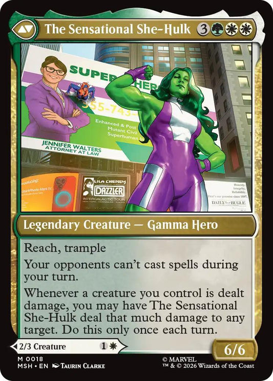 Jennifer Walters // The Sensational She-Hulk [18] [Marvel Super Heroes] [Non-Foil]