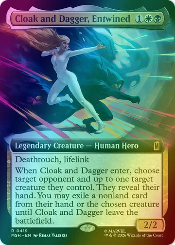 Cloak and Dagger, Entwined [419] [Extended Art] [Marvel Super Heroes] [Foil]