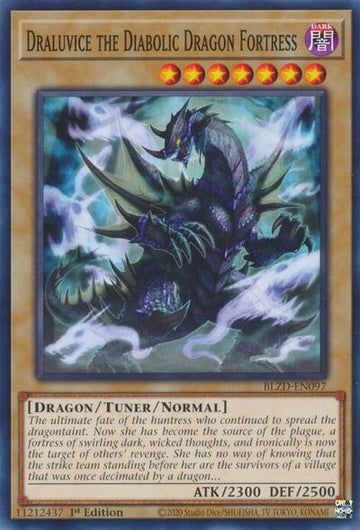 Draluvice the Diabolic Dragon Fortress - BLZD-EN097 - Common - 1st Edition