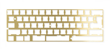 KBDFans DZ60 ANSI CNC Brass Plate- 2.25u Left Shift