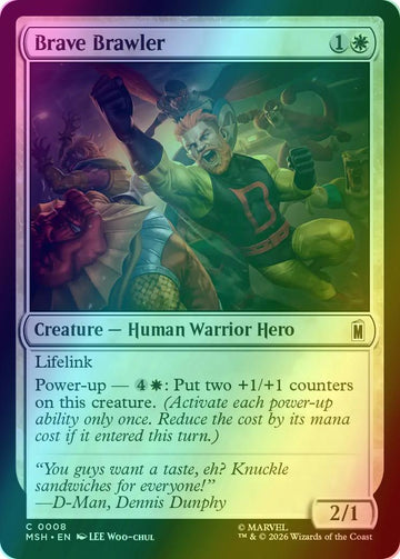 Brave Brawler [8] [Marvel Super Heroes] [Foil]