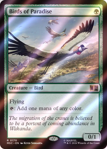 Birds of Paradise [170] [Marvel Super Heroes: Commander] [Surge Foil]