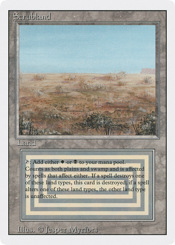 Scrubland (3ED-286) - Revised Edition