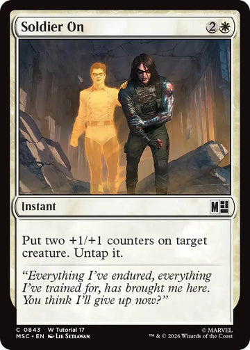 Soldier On [843] [Beginner Box] [Marvel Super Heroes: Commander] [Non-Foil]
